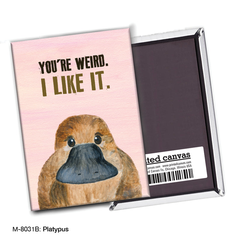 Platypus, Magnet (M-8031B), front, printedcanvas.com