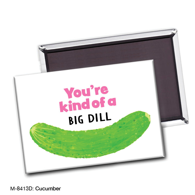 Cucumber, Magnet (M-8413D), front, printedcanvas.com