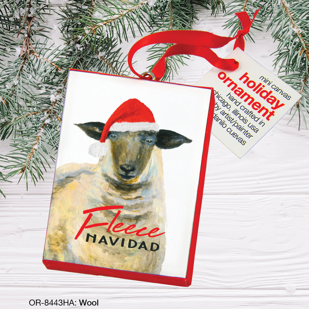 Wool, Ornament (OR-8443HA), Front, printedcanvas.com