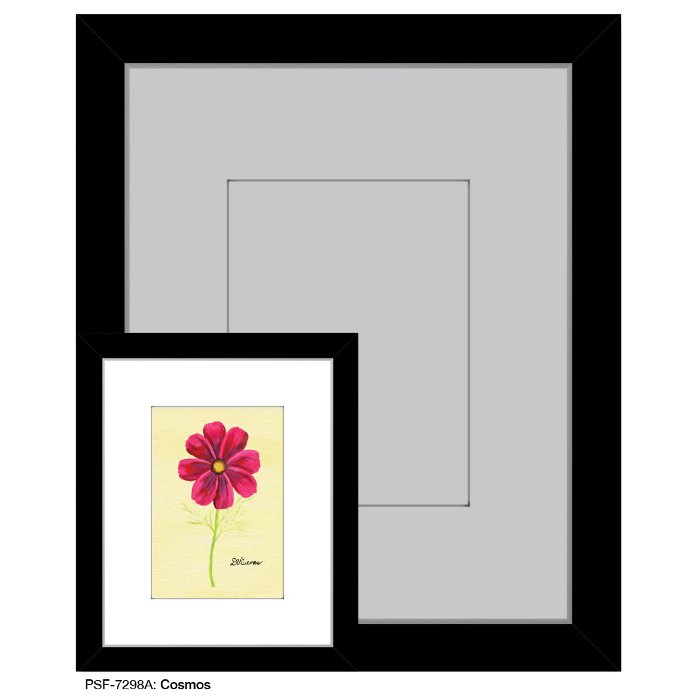 Cosmos, Print (#7298A) - Printed Canvas