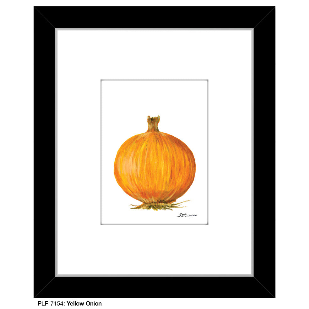 Yellow Onion, Print (#7154A), Print Matted, www.printedcanvas.com