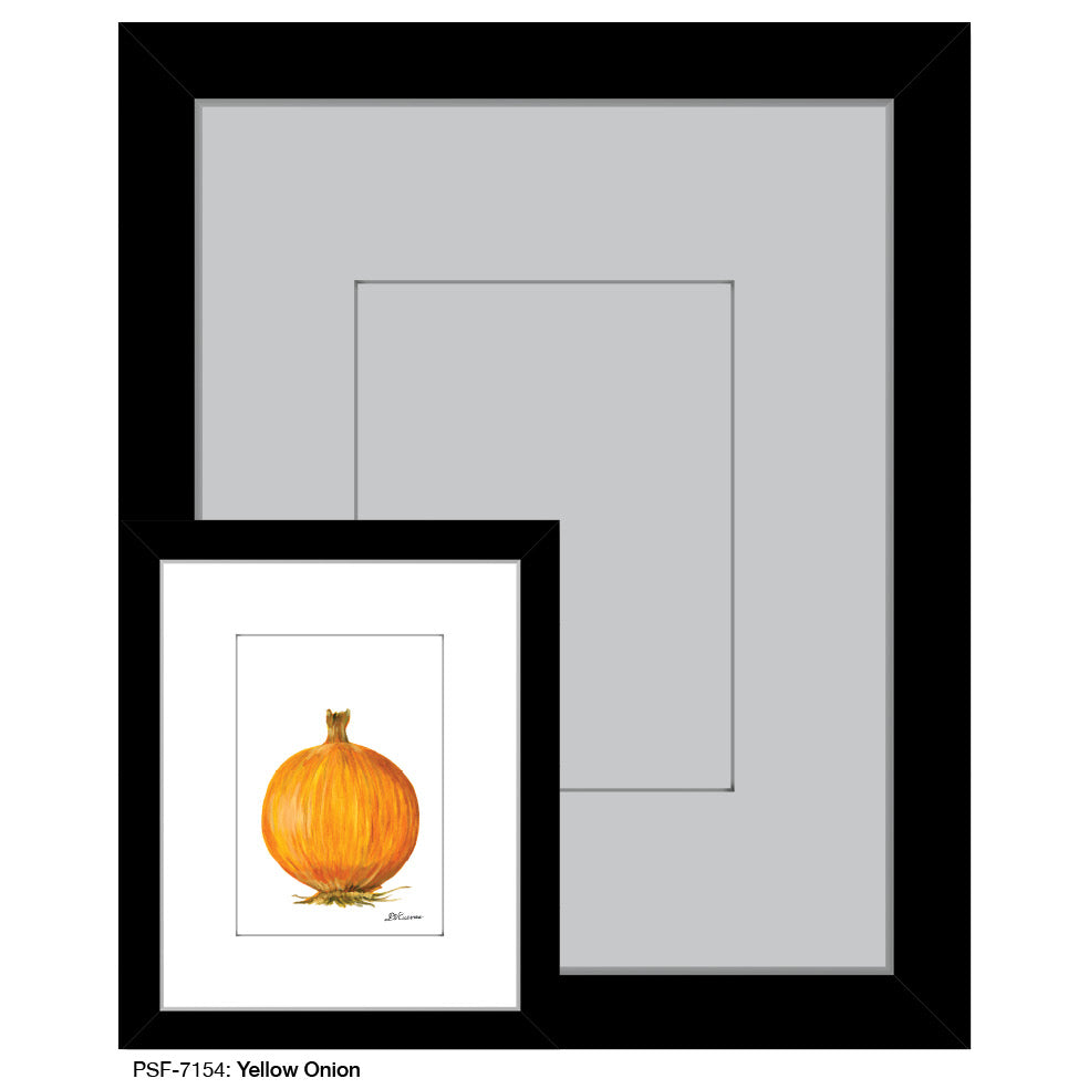 Yellow Onion, Print (#7154A), Print Matted, www.printedcanvas.com