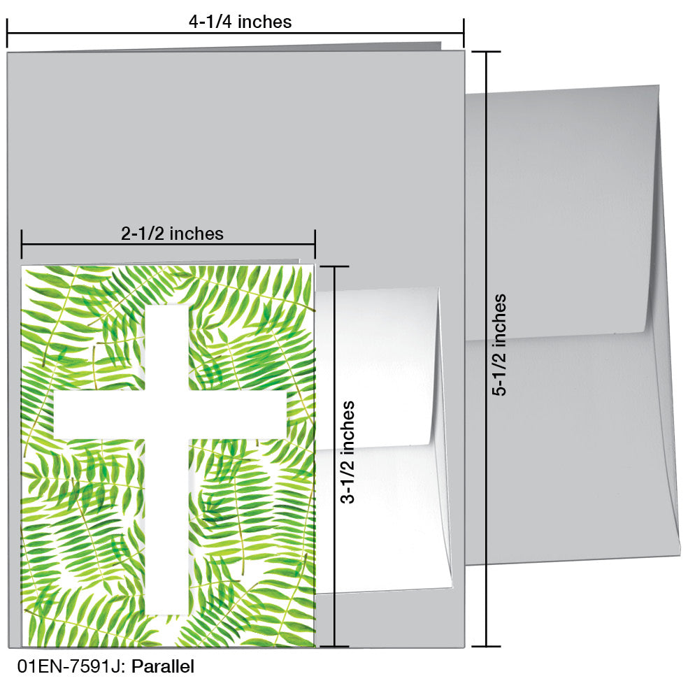 Cross, Greeting Card (8140C), Enclosure, www.printedcanvas.com