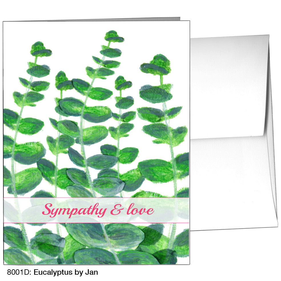 Eucalyptus By Jan, Greeting Card (8001D), A2, printedcanvas.com