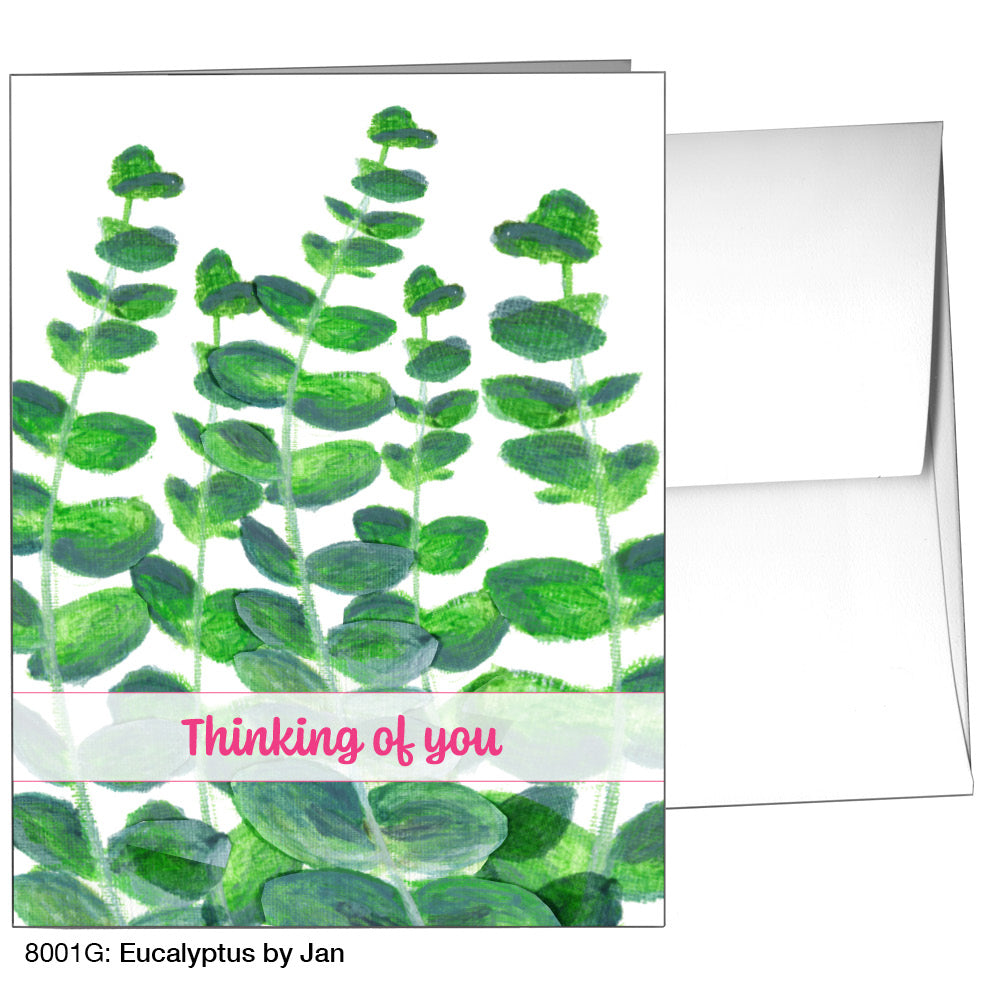 Eucalyptus By Jan, Greeting Card (8001G), A2, printedcanvas.com