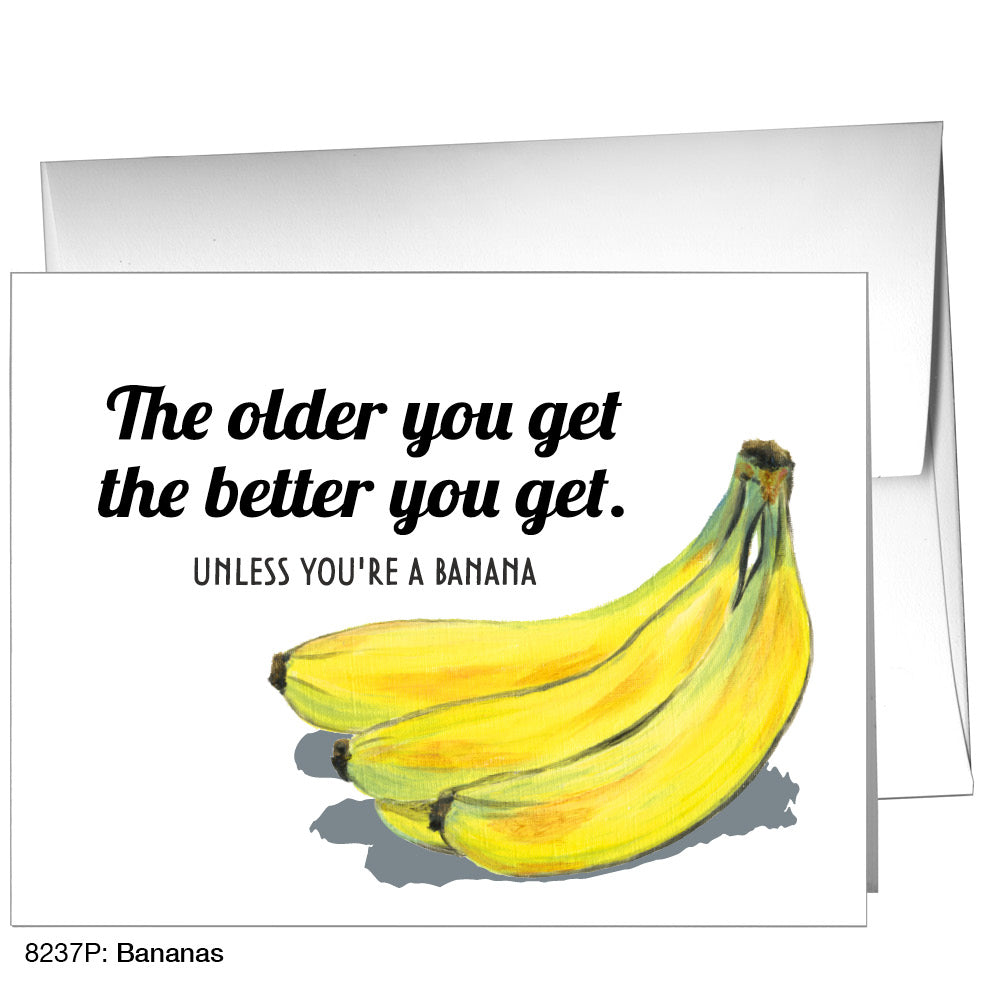 Bananas, Greeting Card (8237P), A2, printedcanvas.com