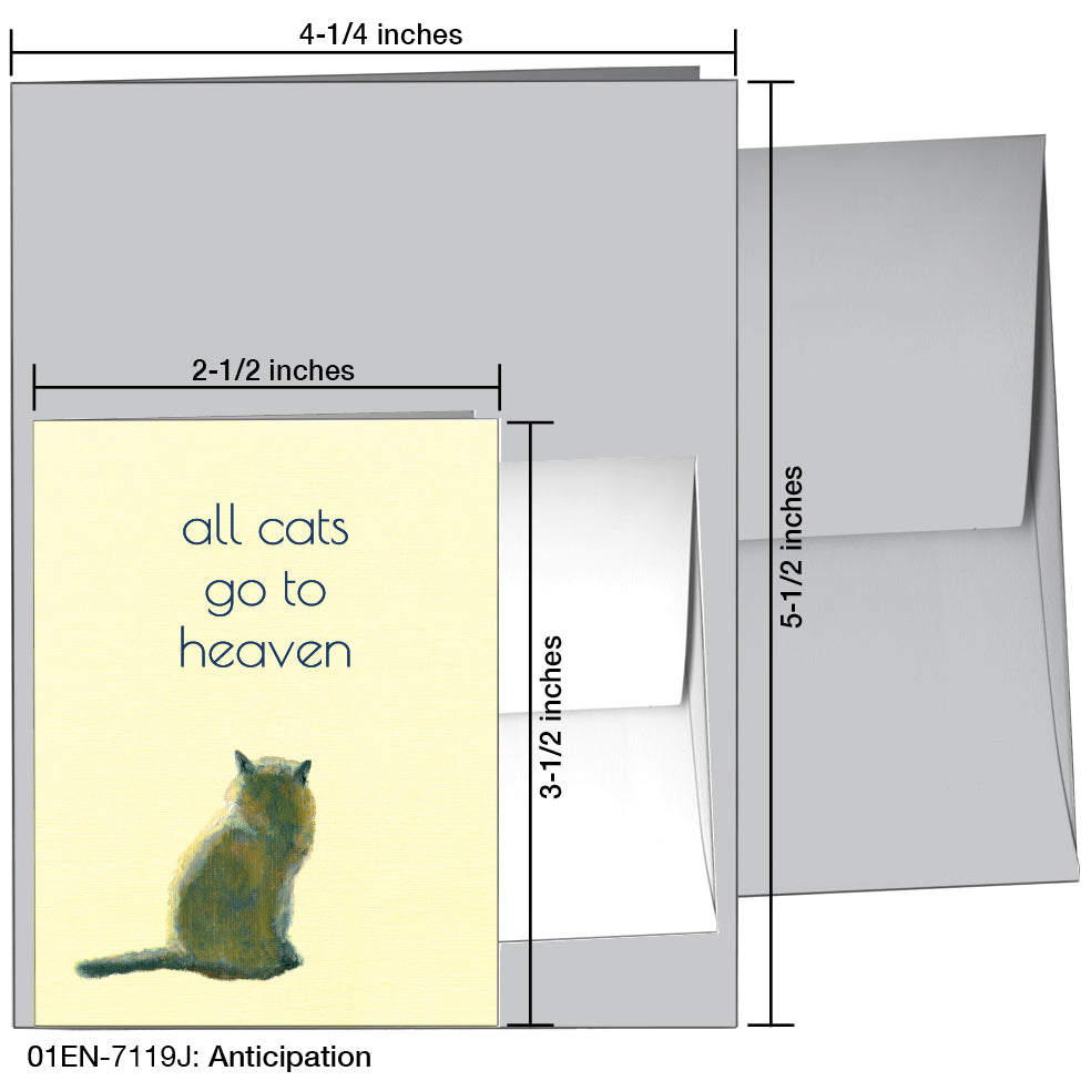 Anticipation, Greeting Card (7119J), Enclosure, www.printedcanvas.com