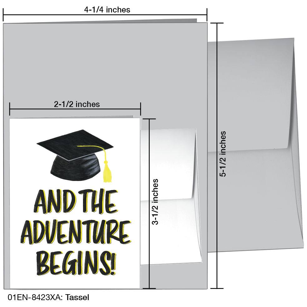 Tassel, Greeting Card (8423XA), Enclosure, www.printedcanvas.com
