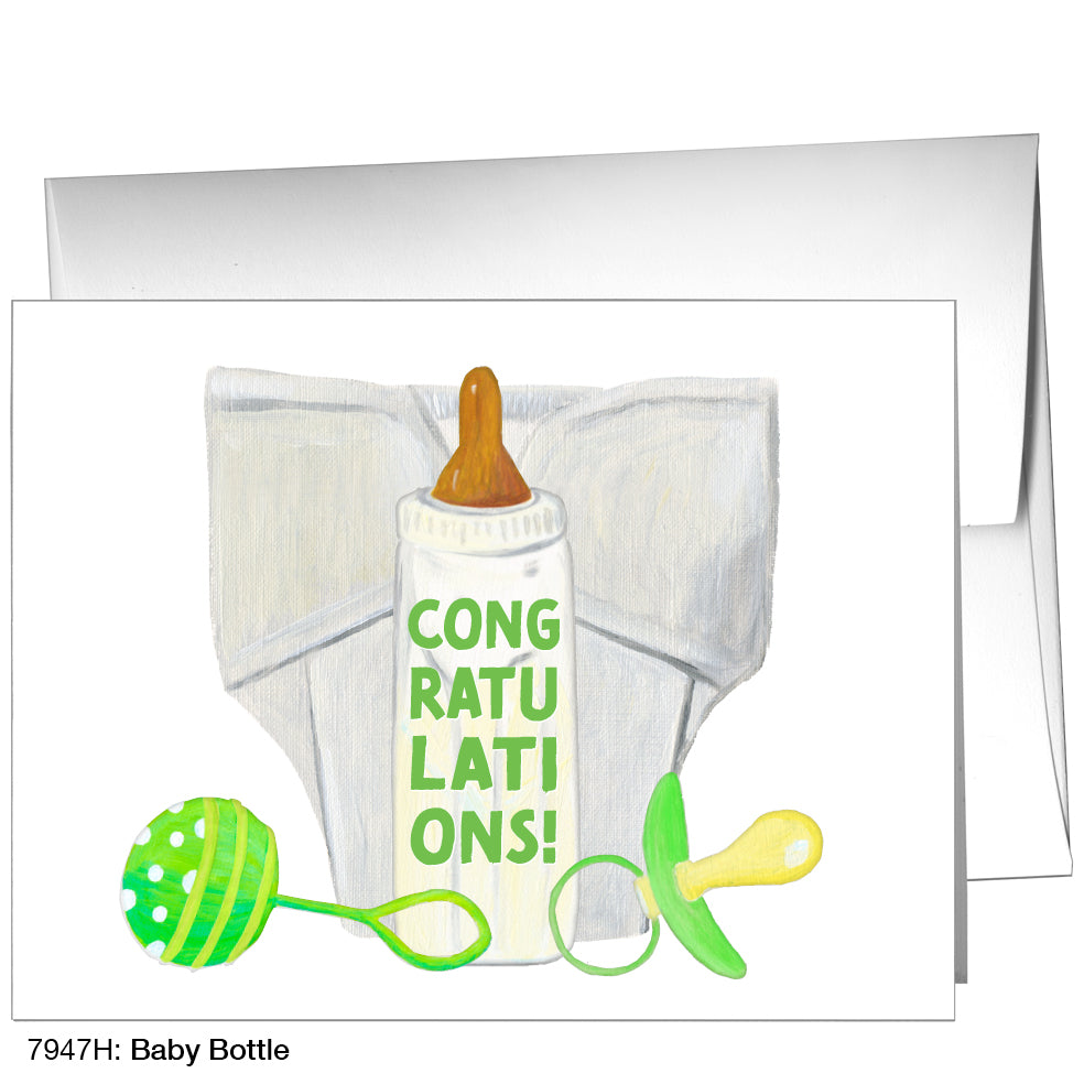 Baby Bottle, Greeting Card (7947H), A2, printedcanvas.com