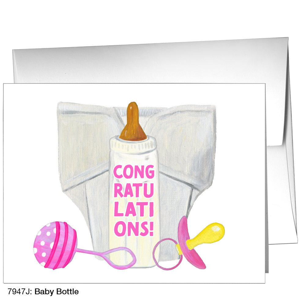 Baby Bottle, Greeting Card (7947J), A2, printedcanvas.com
