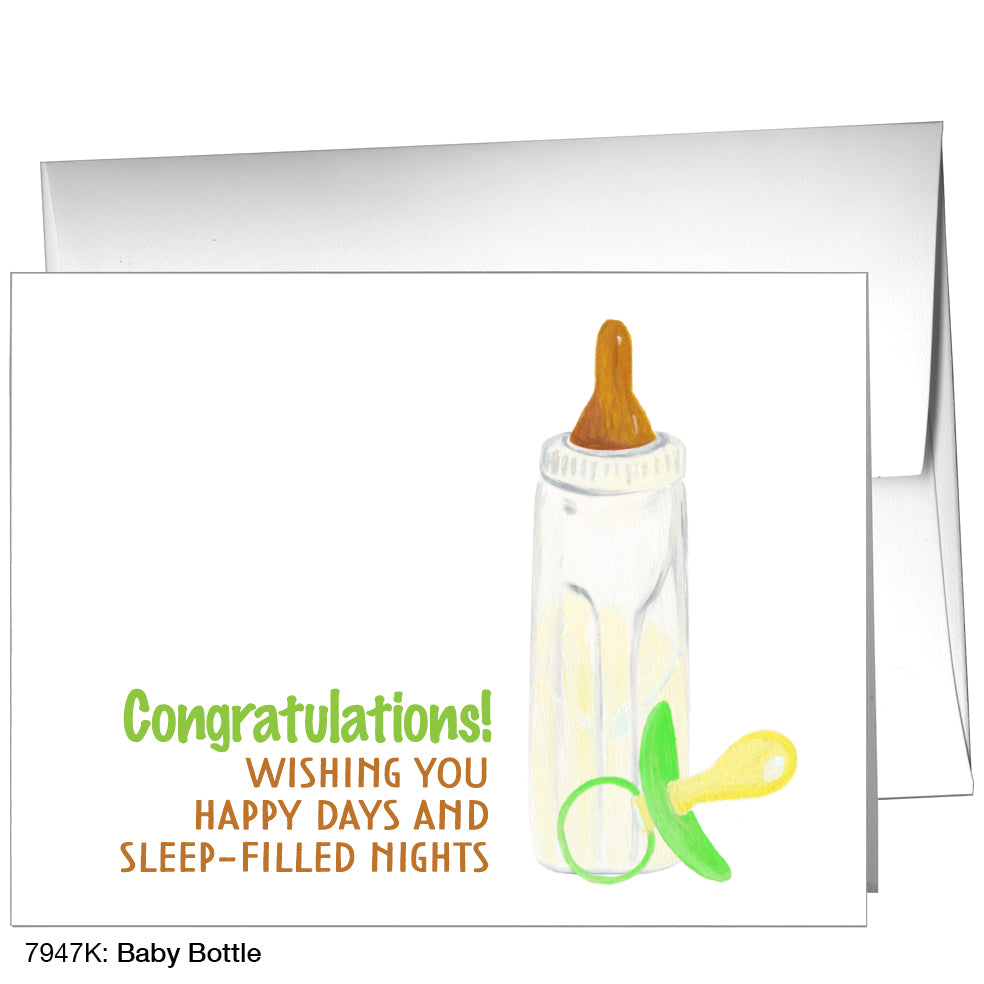 Baby Bottle, Greeting Card (7947K), A2, printedcanvas.com