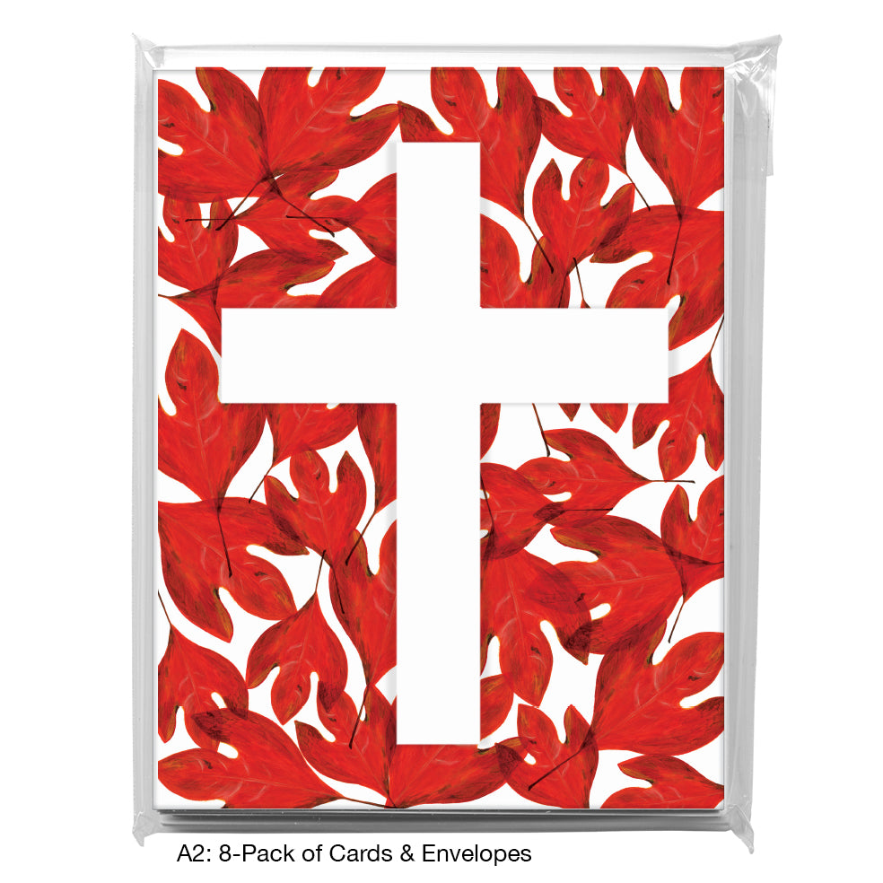 Cross, Greeting Card (8140E), A2 8-Pack, printedcanvas.com