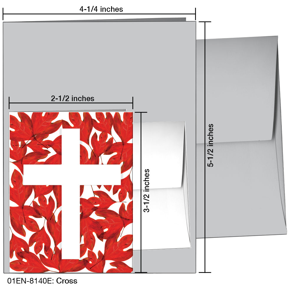 Cross, Greeting Card (8140E), Enclosure, printedcanvas.com