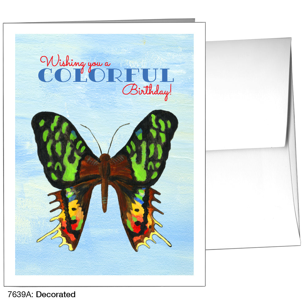 Decorated, Greeting Card (7639A), A2 Card, printedcanvas.com