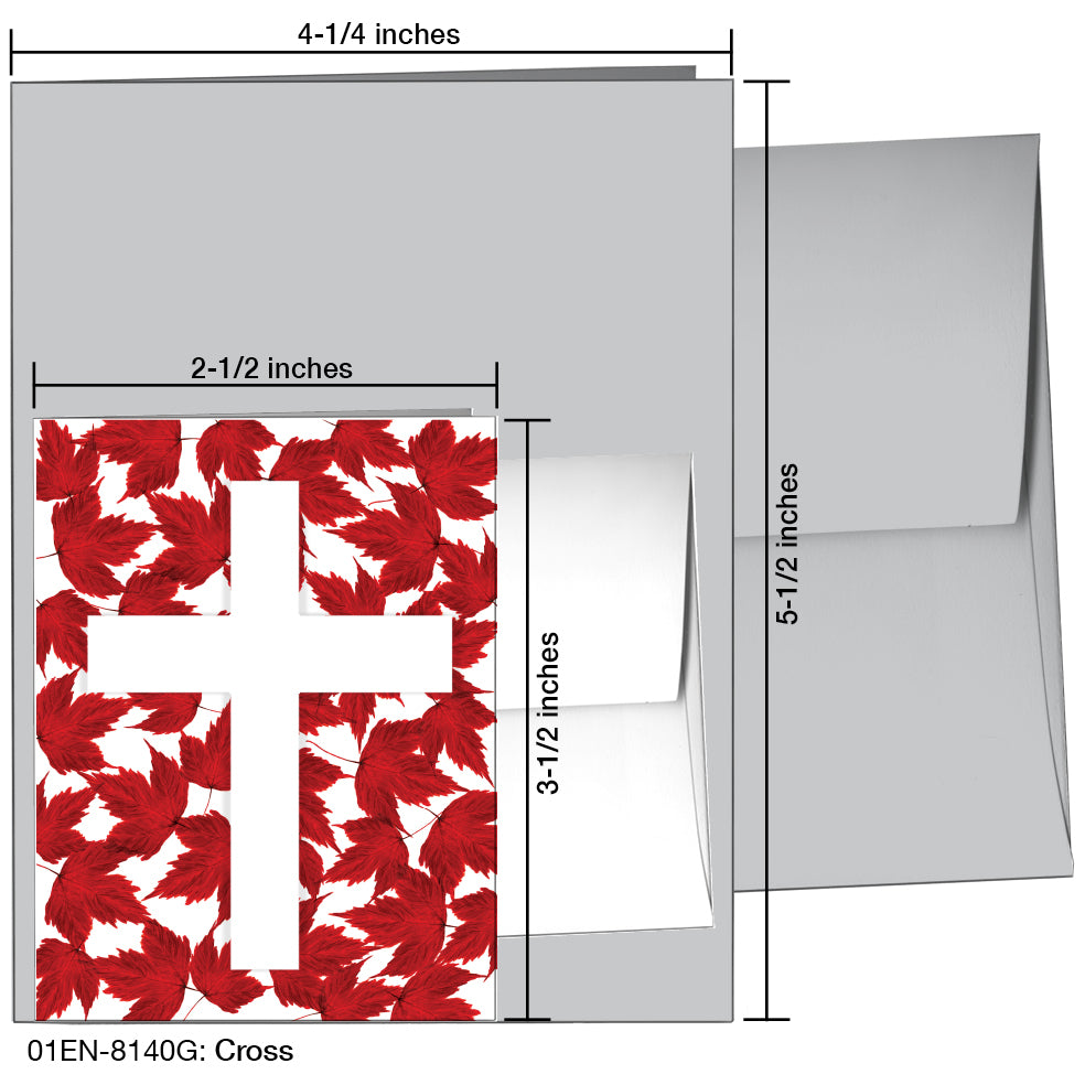Cross, Greeting Card (8140G), Enclosure, printedcanvas.com