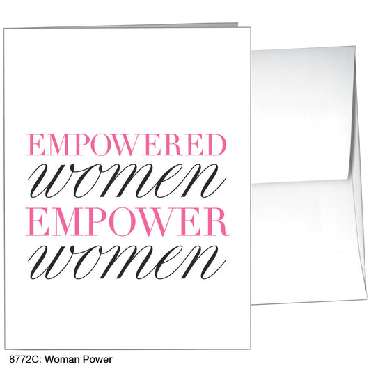 Woman Power, Greeting Card (8772C), Front, www.printedcanvas.com
