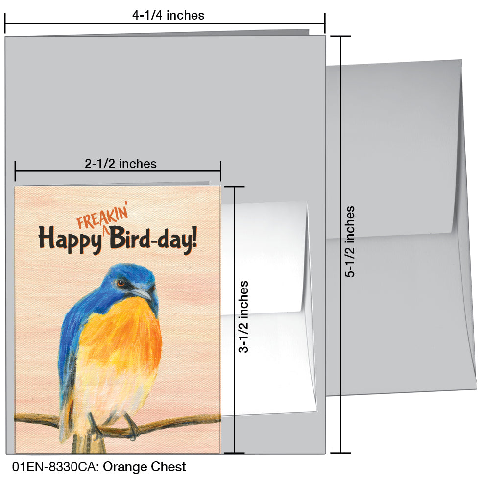 Orange Chest, Greeting Card (8330CA), Enclosure Card, www.printedcanvas.com