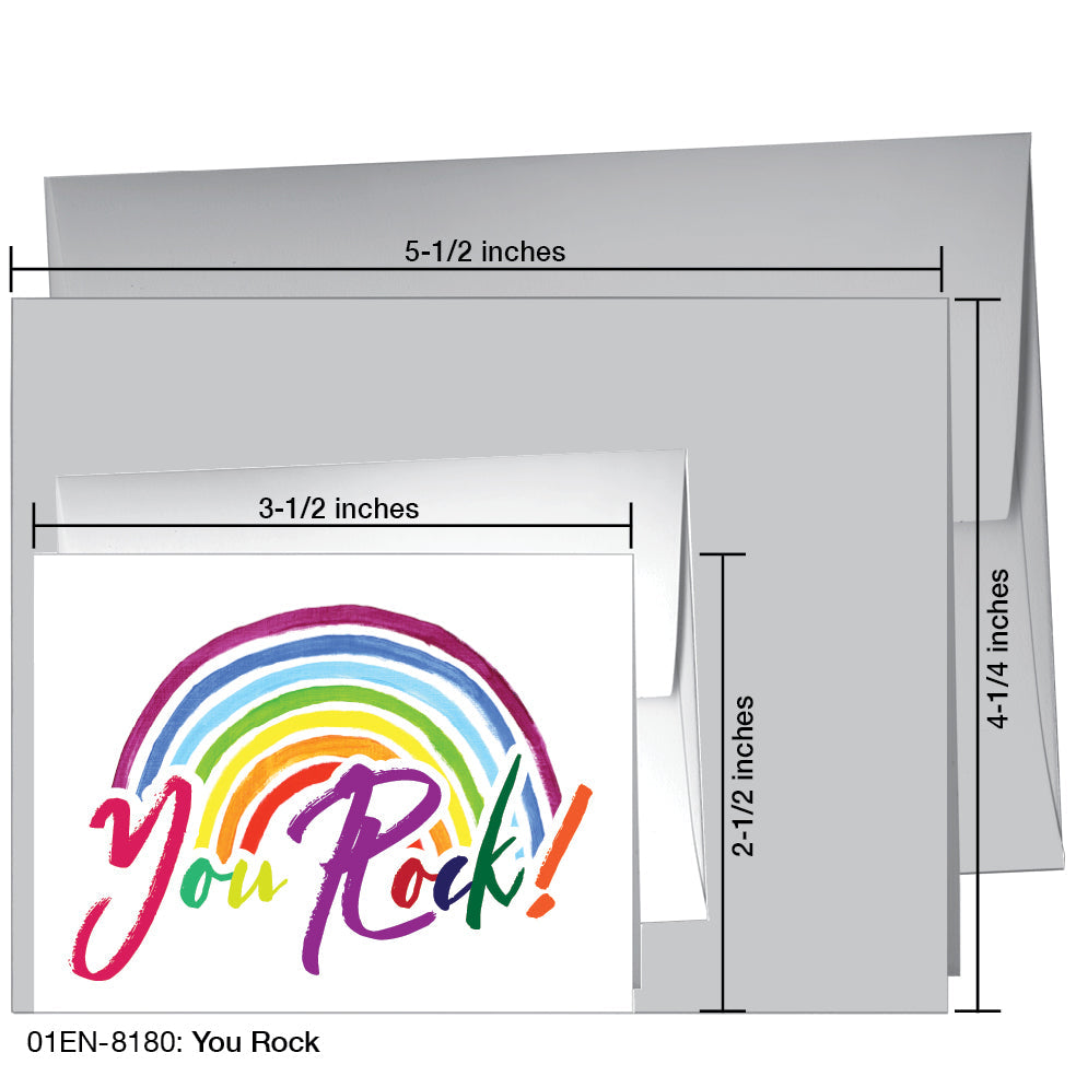 You Rock, Greeting Card (8180), Enclosure, printedcanvas.com