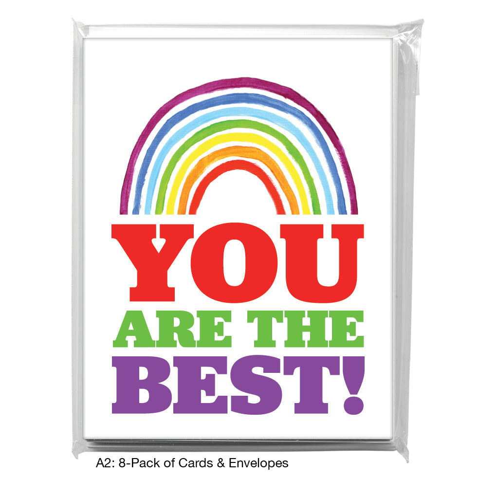 You Are the Best, Greeting Card (8048A), A2 Card 8-Pack, www.printedcanvas.com