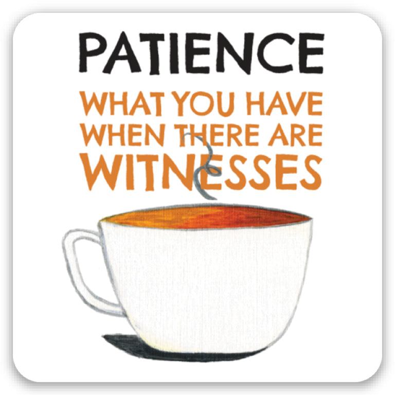 Coffee Cup, Sticker (8065BS) - Printed Canvas