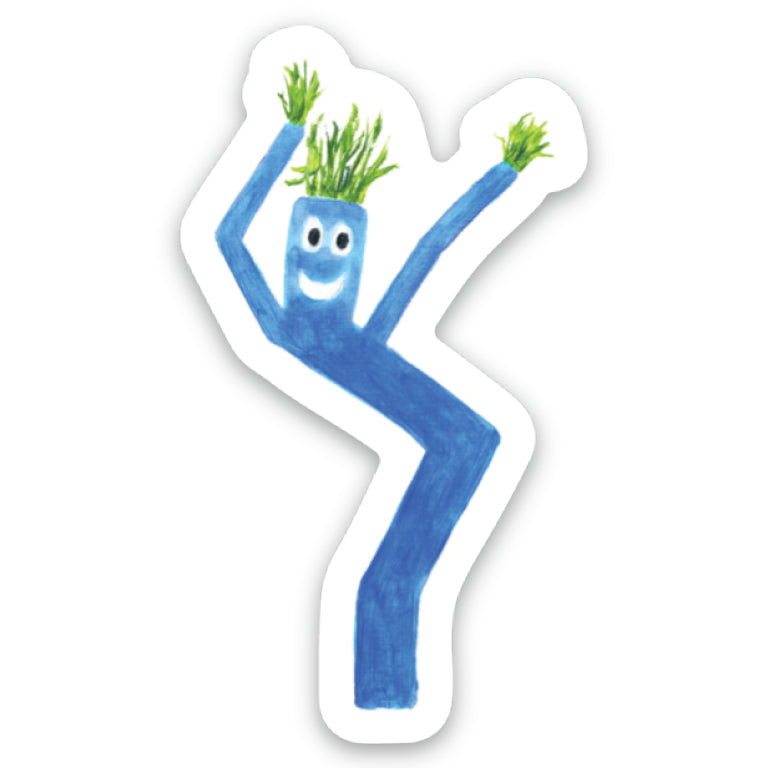 WWIBUG-Blue, Sticker (8793A) - Printed Canvas