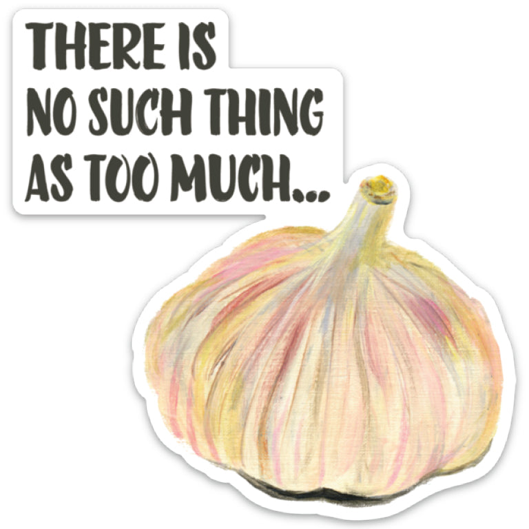 Garlic, Sticker (8482CS) - Printed Canvas