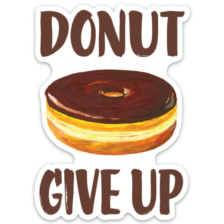 Chocolate Donut, Sticker (8400E) - Printed Canvas