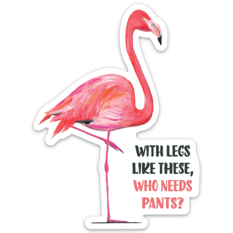 Flamingo, Sticker (8452AA) - Printed Canvas