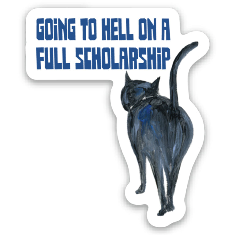 Cat Walk, Sticker (8045E) - Printed Canvas