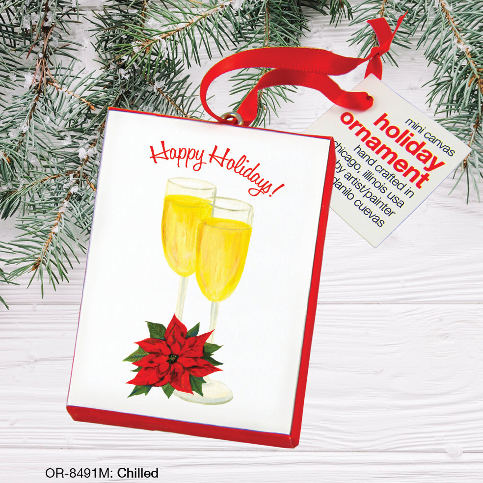 Chilled, Ornament (OR-8491M), Front, printedcanvas.com