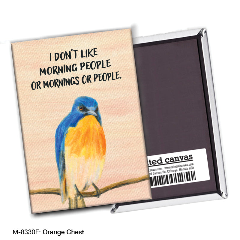 Orange Chest, Magnet (M-8330F), front, printedcanvas.com
