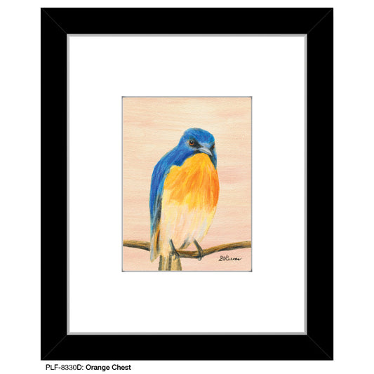 Orange Chest, Print (#8330D), Print Matted, www.printedcanvas.com