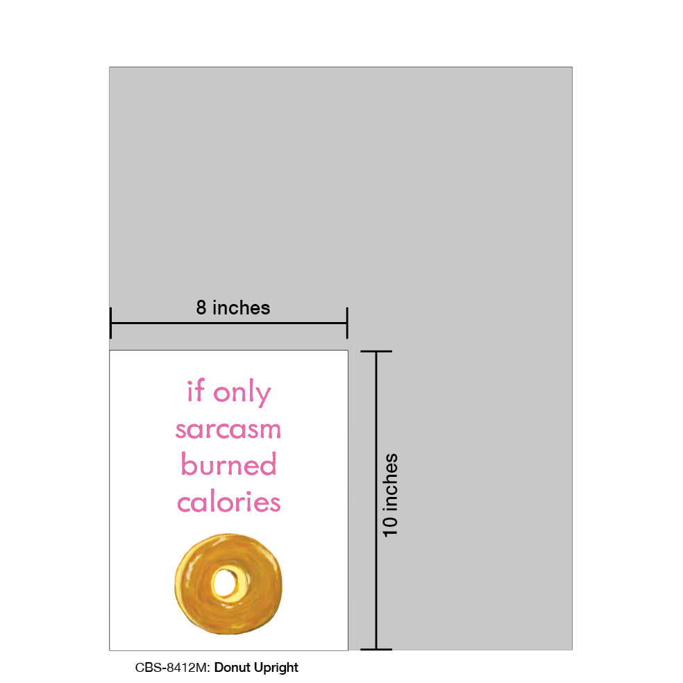 Donut Upright, Card Board (8412M), Card Board: 8x10, printedcanvas.com