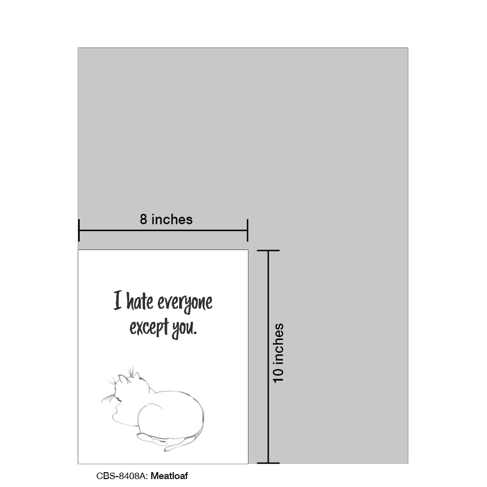 Meatloaf, Card Board (8408A), Card Board: 8x10, printedcanvas.com