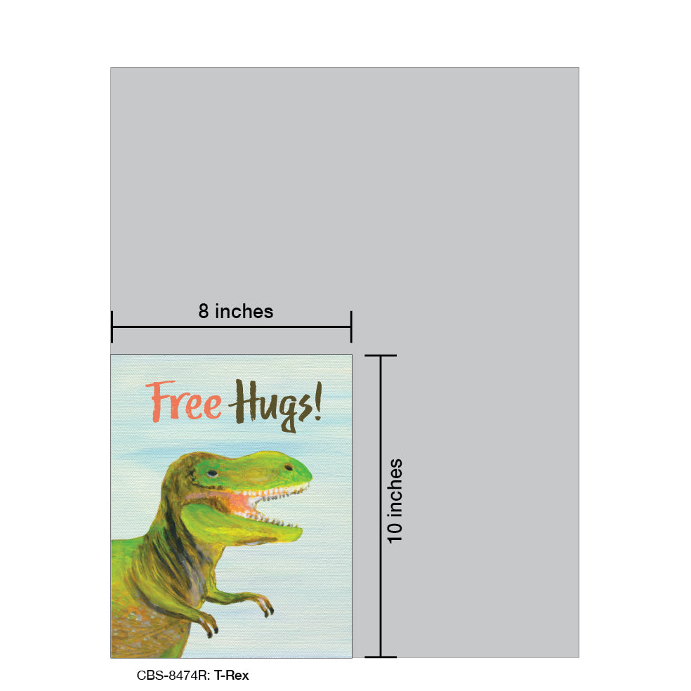 T-Rex, Card Board (8474R), Card Board: 8x10, printedcanvas.com