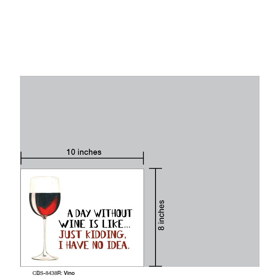 Vino, Card Board (8438R), Card Board: 8x10, printedcanvas.com