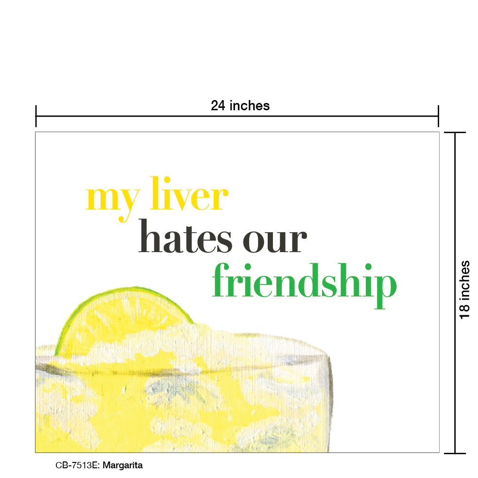 Margarita, Card Board (7513E), Card Board: 18x24, printedcanvas.com