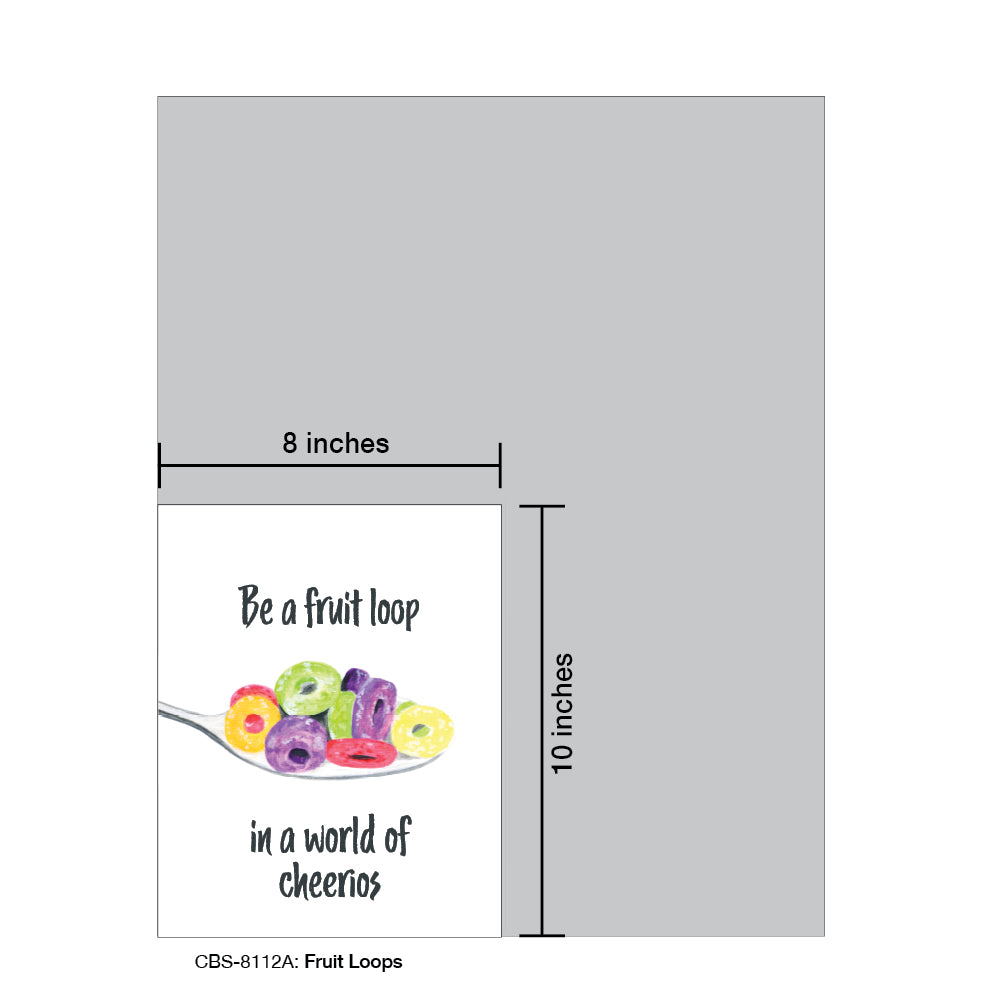Fruit Loops, Card Board (8112A), Card Board: 8x10, printedcanvas.com