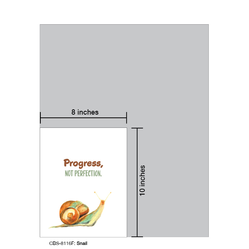 Snail, Card Board (8116F), Card Board: 8x10, printedcanvas.com