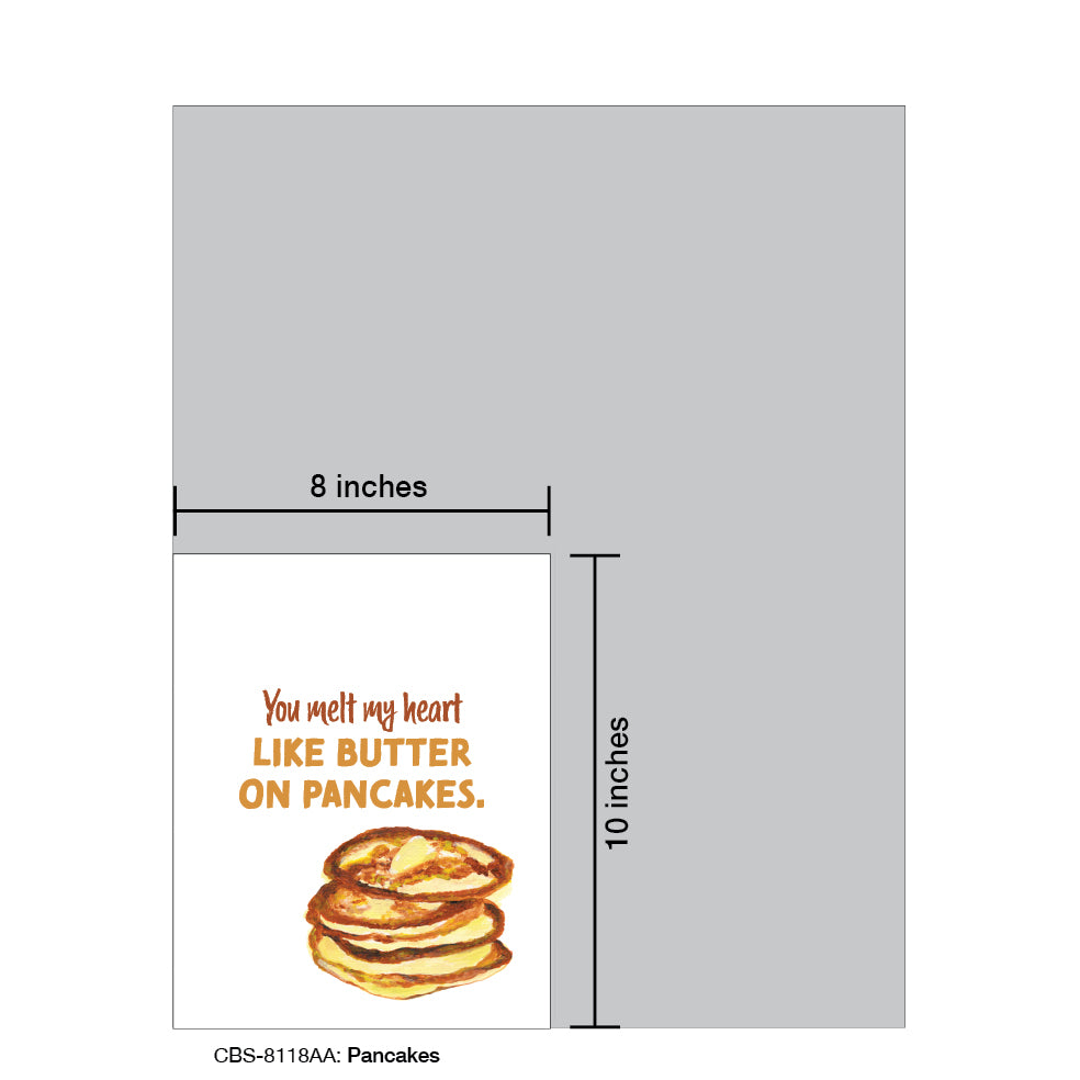 Pancakes, Card Board (8118AA), 8x10 Poster Board, www.printedcanvas.com