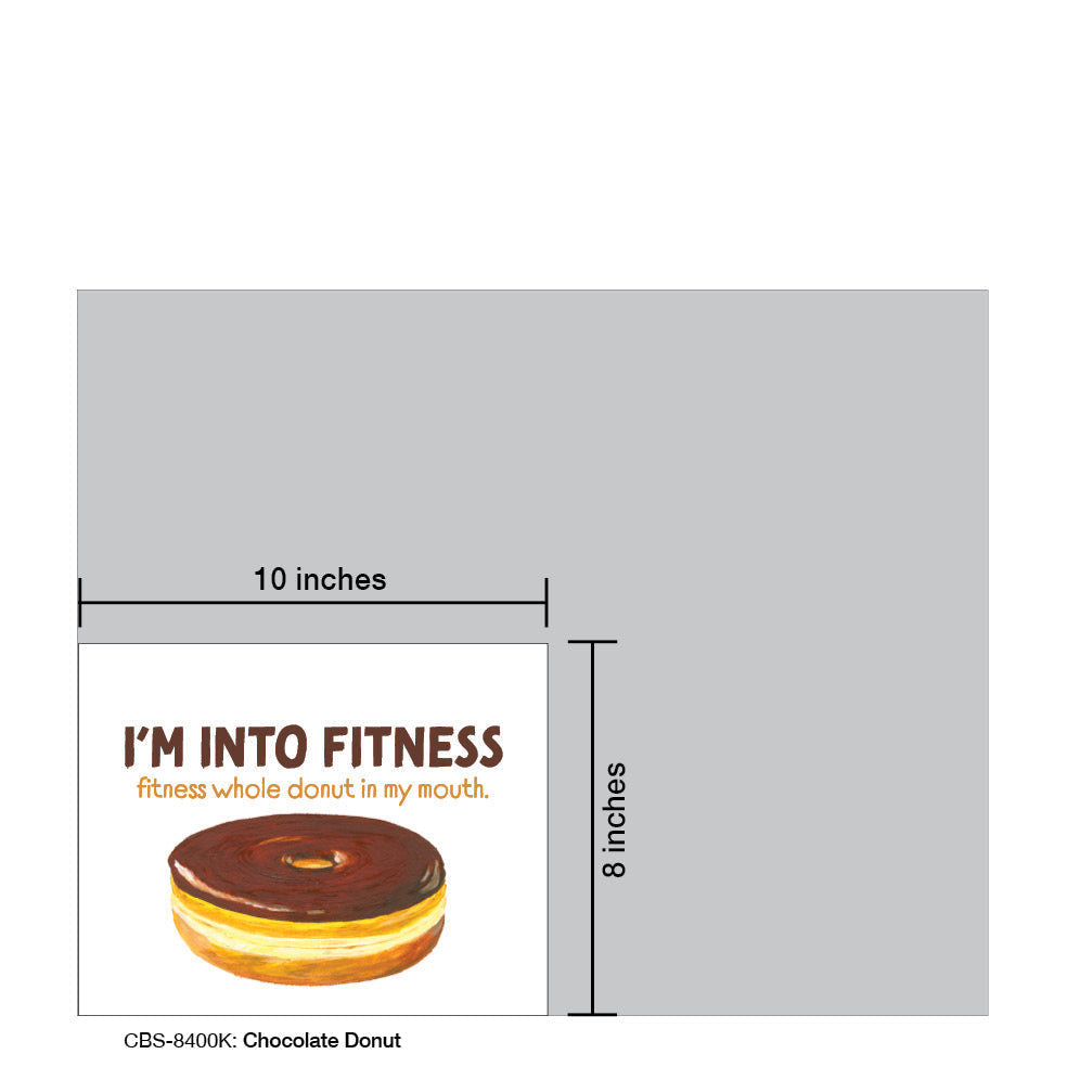 Chocolate Donut, Card Board (8400K), Card Board: 8x10, printedcanvas.com