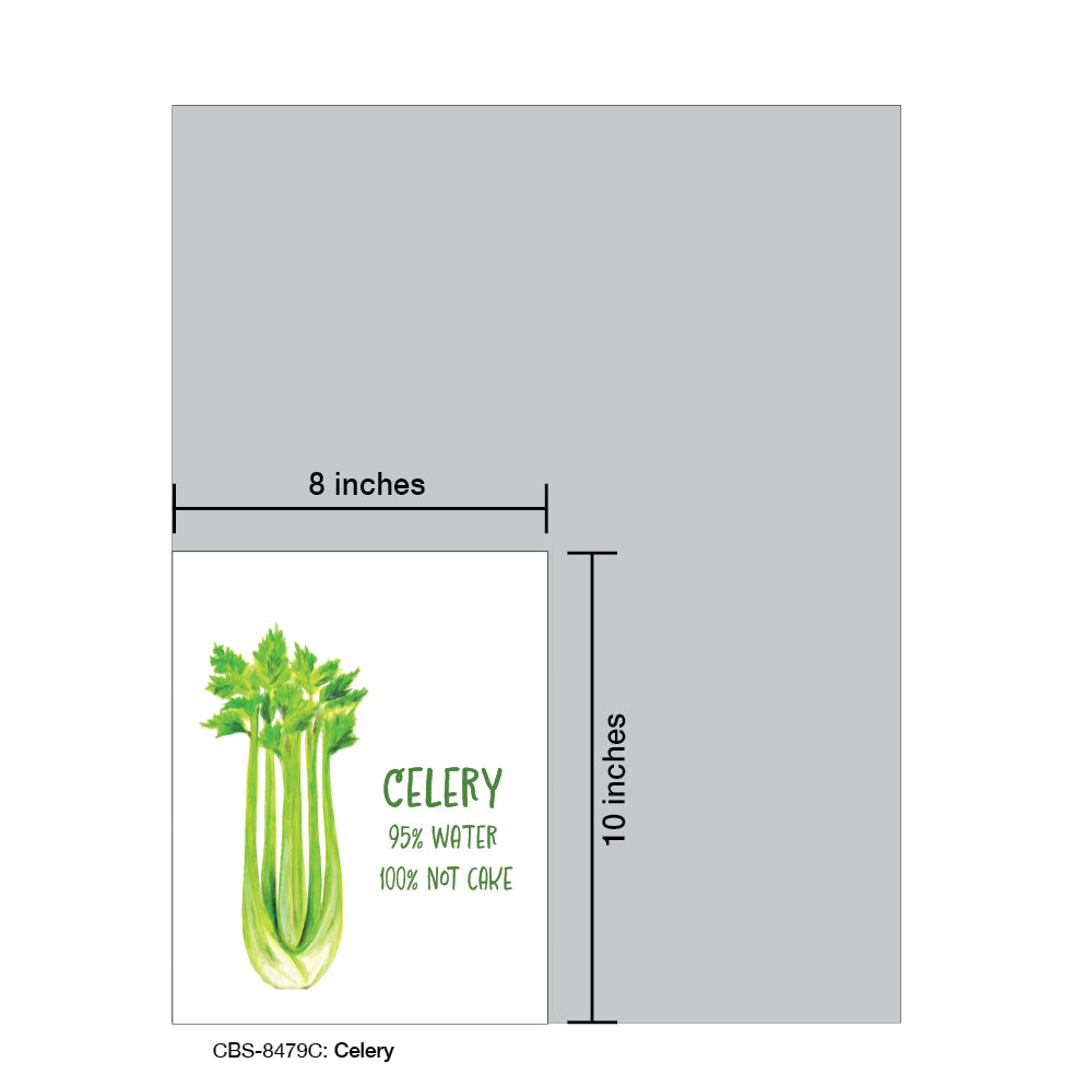 Celery, Card Board (8479C), Card Board: 8x10, printedcanvas.com