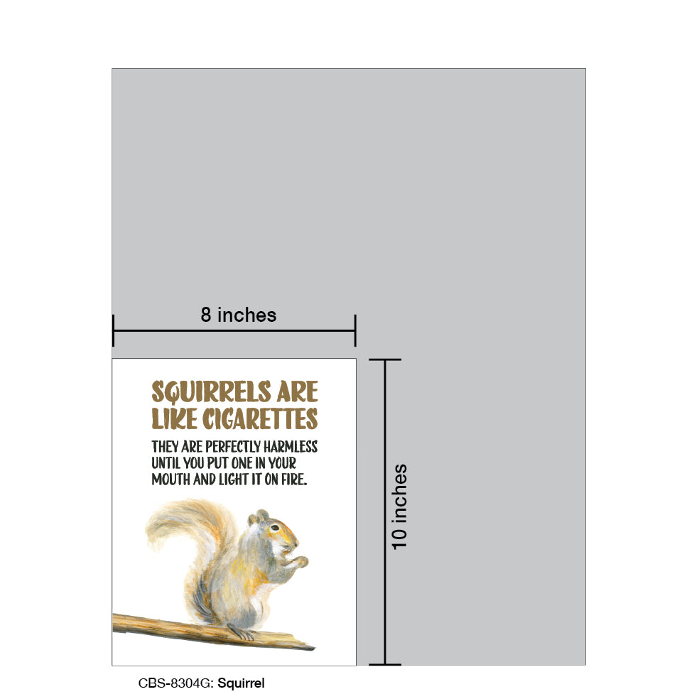 Squirrel, Card Board (8304G), Card Board: 8x10, printedcanvas.com
