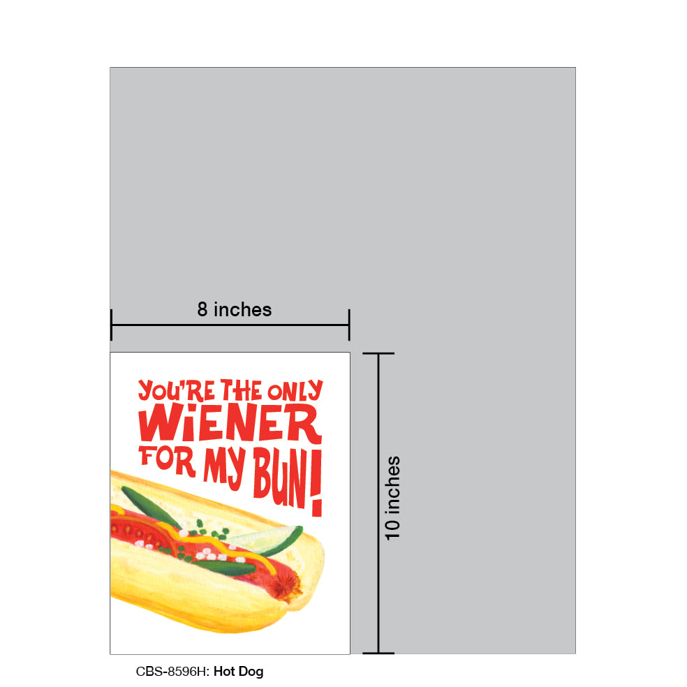 Hot Dog, Card Board (8596H), Card Board: 8x10, printedcanvas.com