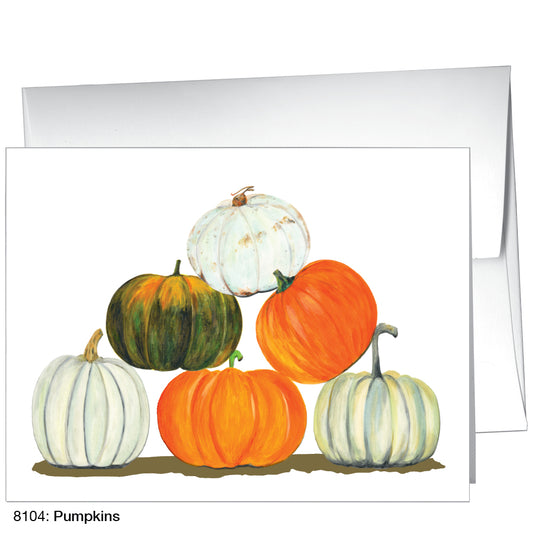 Pumpkins, Greeting Card (8104B), Front, www.printedcanvas.com