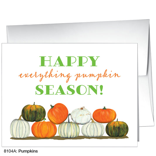 Pumpkins, Greeting Card (8104A), Front, www.printedcanvas.com