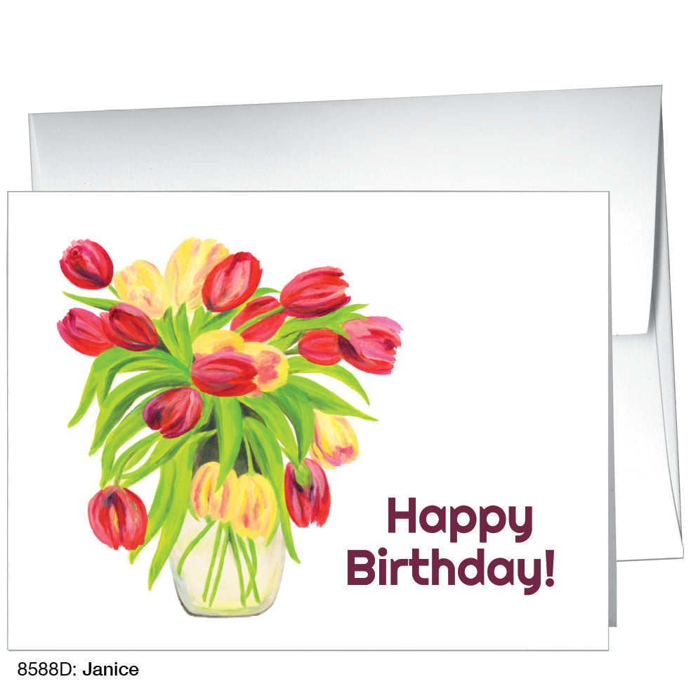 Janice, Greeting Card (8588D), A2, printedcanvas.com