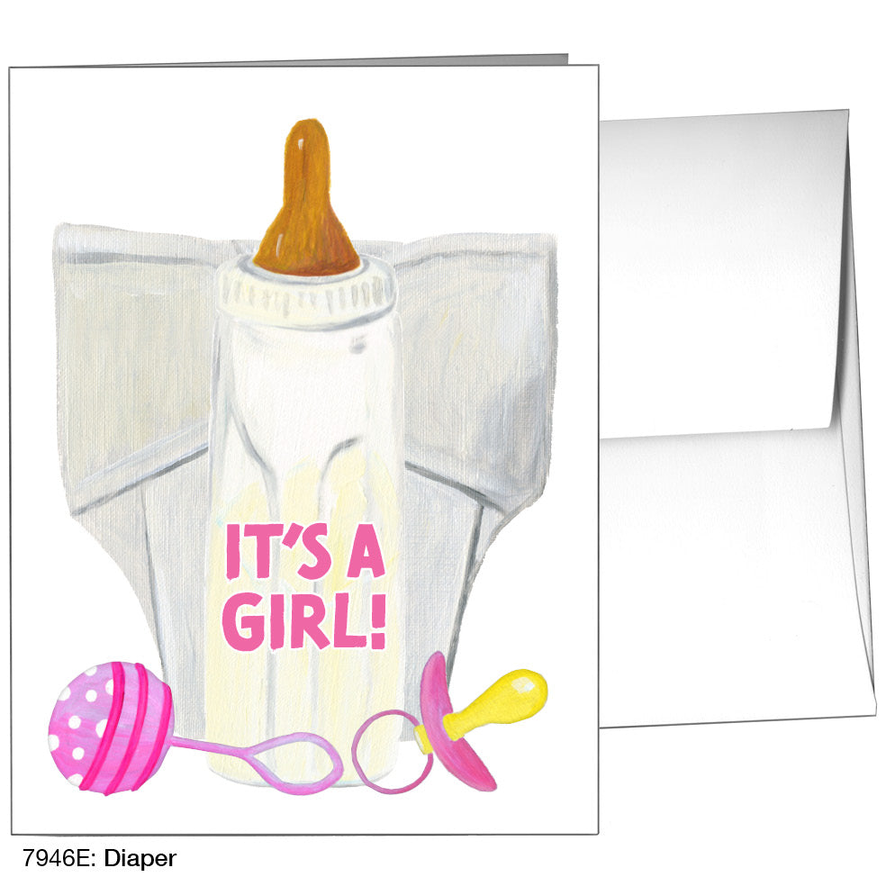 Diaper, Greeting Card (7946E), A2 Card Front, www.printedcanvas.com