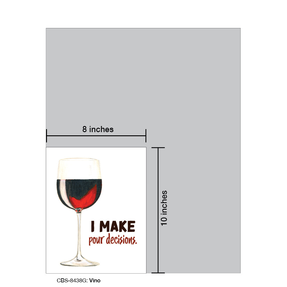 Vino, Card Board (8438G), Card Board: 8x10, printedcanvas.com