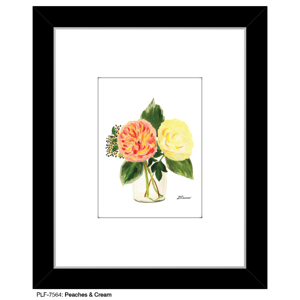 Peaches & Cream, Print (#7564D), Print Matted, www.printedcanvas.com
